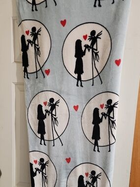 Nightmare Before Christmas Jack And Sally King Blanket
